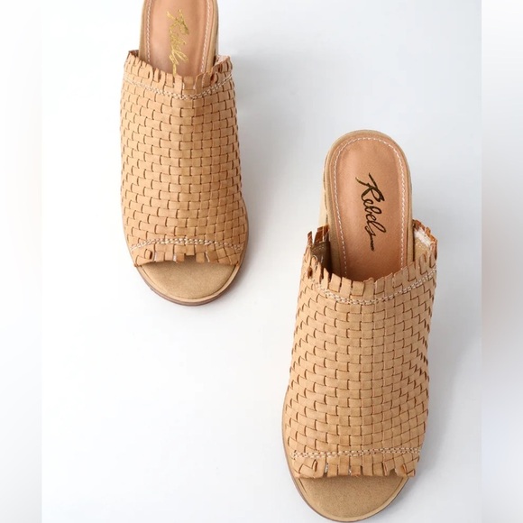 Evereve Rebels Tenley Woven Mules 7.5 - Picture 6 of 6